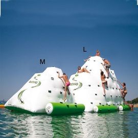 Yüzen Su Parkı için Crazy Şişme Su Oyuncakları Şişme Iceberg / Icetower