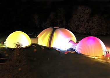 Dev Roman Led Şişme Dome Çadır Customizd Aydınlatma Büyük Etkinlik İçin Şişme Hava Çadırı