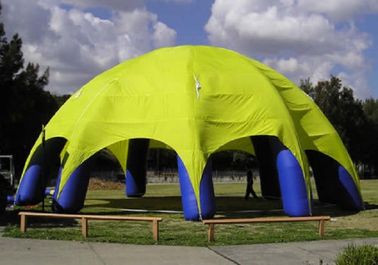 6 Bacaklı Özelleştirilmiş 10m Şişme Örümcek Çadır Dome Inflatble Çadır