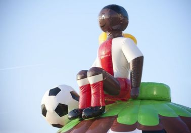 Eğlenceli Futbol Arka Şişme Jumper Bouncer Hava Fedai Şişme Trambolin