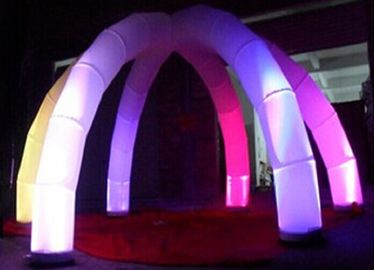 Değişen LED Işık ile Club Dekorasyon Şişme Arch Cazip