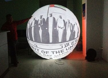 Logo Baskı ile Kapalı Parti Led Aydınlatma Ball Yuvarlak Şişme