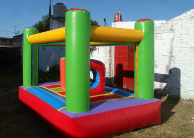 Küçük Pvc Malzeme Çocuklar İçin Parti Şişme Bouncers Açık Soft Jumping House