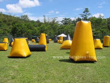 Açık Spor Oyunları Eğlence için şişme Bunker Paintball Sup Hava Sahası