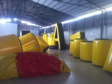 Profesyonel Şişme Spor Oyunları, 0.55 PVC Malzeme ile Şişme Paintball Bunker