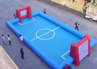 Hava Pompası ile Açık 12 x 2 x 6m Şişme Futbol Sahası / Futbol Sahası