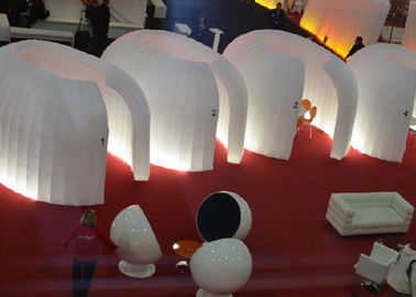 Beyaz Mini Şişme Ooffice Odası Çadır, Kapalı Kullanılmış Şişme Exihition Çadır