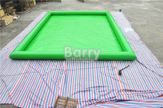Yetişkin EN14960 için Hava Geçirmez Yeşil 0.9mm PVC Şişme Su Havuzu