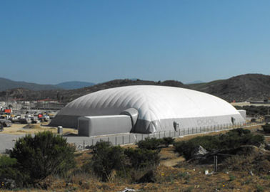 Tenis oynamak için dayanıklı süper dev şişme çadır beyaz hava yapı yapısı