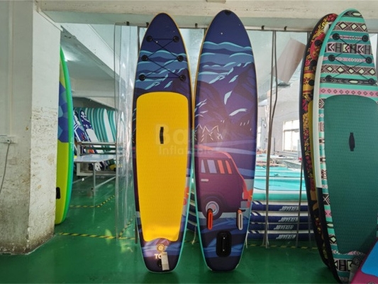 3 Fins Steady Standup Paddle Board Sörf Maceracısı Desenli Sarı Renk