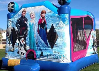 Çocuk Partisi İçin Özelleştirilmiş Donmuş Temalı Şişme Bouncy Jumping Castle