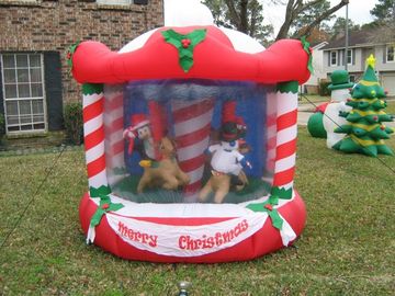 Kırmızı Noel Şişme Depo Fedai İnanılmaz Çocuklar Parti Sıçrama Evleri