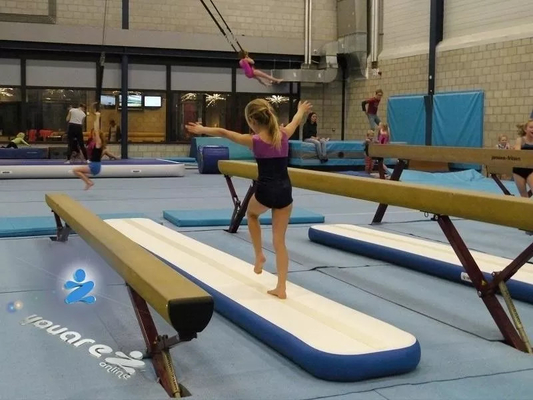 Çocuk İçin Açık Spor Ekipmanları Şişme Hava Dengesi Hava Yatağı Jimnastik Paspasları