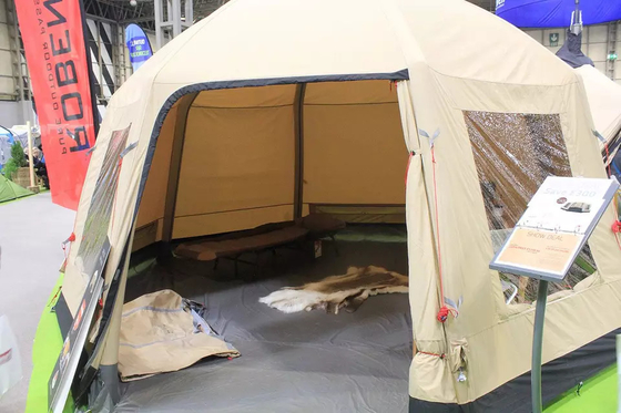 8 Kişilik Su Geçirmez Kamp Çadırları Kamp Ailesi Açık Tuval Glamping Çadırı
