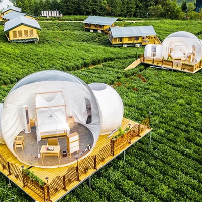 Açık Kamp Şişme Balon Çadır Küçük Su Geçirmez Kabarcık Dome Ev Çadırı