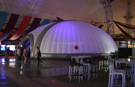 Açık Tente Şişme Kubbe Çadır Bina Yapısı Ücretsiz Renk Belirleyin