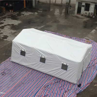 Barınak Özelleştirilmiş Boyut İçin Hava Sıkı Beyaz Kamp Şişme İlk Yardım Çadırı
