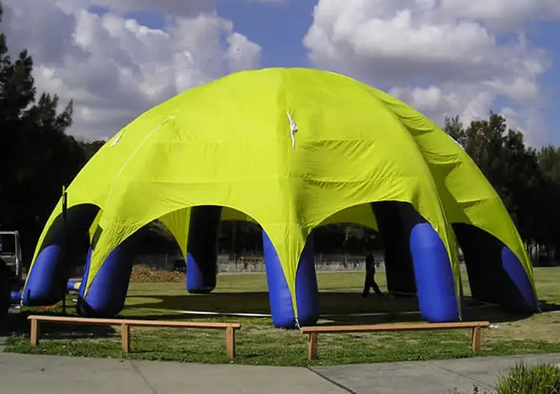 Oxford Veya PVC Şişme Örümcek Kubbe Çadırı 10m Çaplı Dijital Baskı