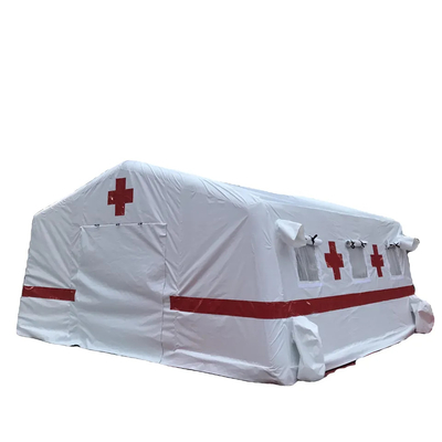 Hava Geçirmez Pvc Tente Kızıl Haç Şişme Çadır Hastane İlk Yardım Çadırı