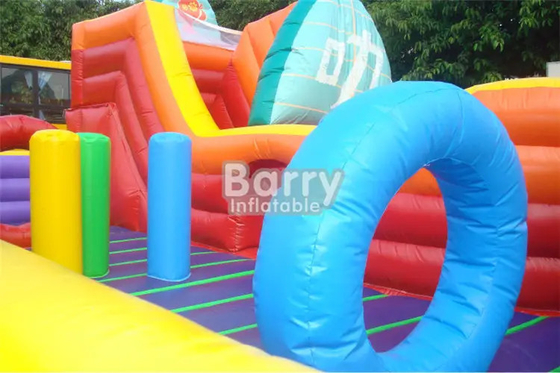 Eğlenceli Eğlence Parkı Şişme Fedai Oyun Alanı Bouncy Combo Jumping Castle