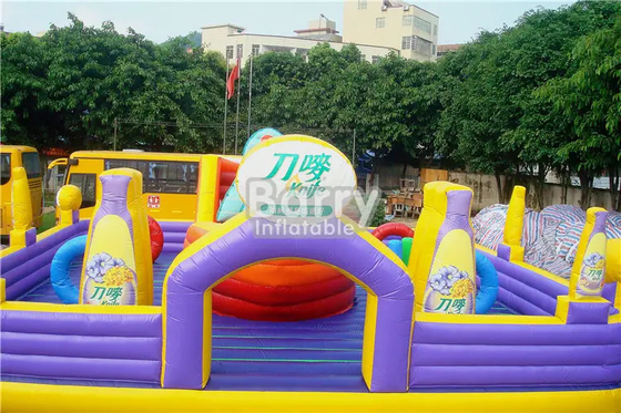 Eğlenceli Eğlence Parkı Şişme Fedai Oyun Alanı Bouncy Combo Jumping Castle
