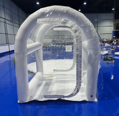 1mm PVC Şeffaf Şişme Kabarcık Kamp Çadırı Dijital baskı