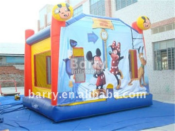Blower ile Çocuklar Parti Şişme Bouncer Mickey Mouse Kapalı Sıçrama Ev