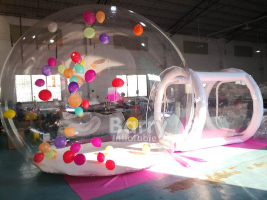 Baskı Kullanılabilir balonlu şişme parti çadırı Şeffaf şişme balon çadırı