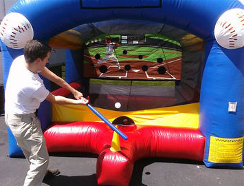 Yetişkin Çocuklar Şişme Spor Oyunları / PVC ile Hedef Şişme Beyzbol Oyunu
