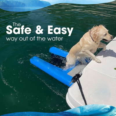 Kaymaz EVA köpük taşınabilir katlanabilir köpek teknesi su rampası Su için evcil hayvan yardımı köpek merdiven rampası küçük köpekler için 230 lbs'ye kadar