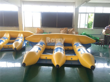 0.9mm PVC Tente Malzeme Gonflable Flyfish Şişme Uçan Balık Su Kayak Tüpü Çekilebilir