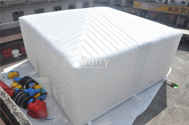 Beyaz 15x15M Şişme Çadır, Olay İçin Özel Yapılmış Led Şişme Parti Çadır Küp