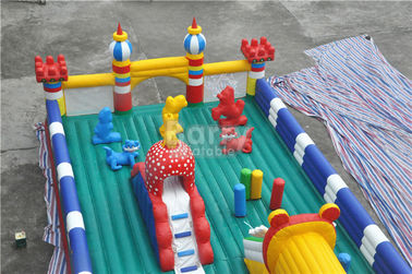 Spor Tema Şişme Bouncy Kalesi, 0.55 mm PVC Çocuk Kapalı Oyun Ekipmanları