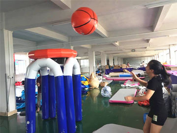 Yetişkinler İçin Eğlenceli Şişme Etkileşimli Oyunlar Parti Oyunları 1.9m Yükseklik Dev Şişme Basketbol Potası Seti
