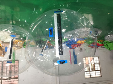 PVC / TPU Açık Şişme Oyuncaklar Beyaz 2m Su Topları Üzerinde Yürümek, Çocuk Şişme Su Yürüme Topu