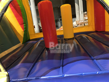 Ticari Sınıf Açık Şişme Combo Slide Slide Bounce Evi