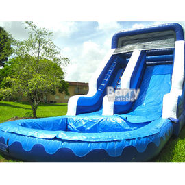 Yüzme Havuzlu Customzied 0.55mm PVC Şişme Yüzer Slayt
