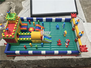 Çocuklar İçin Ticari Şişme Oyun Parkı Eğlence Parkı Bouncer Slayt
