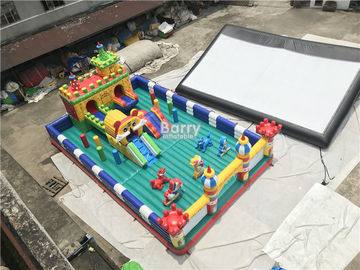Çocuklar İçin Ticari Şişme Oyun Parkı Eğlence Parkı Bouncer Slayt