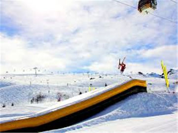 Özel Açık Büyük Kayak veya Bmx Bisiklet Dublör Veya FMX Için Rampa Ile Şişme Atlama Hava Yastığı
