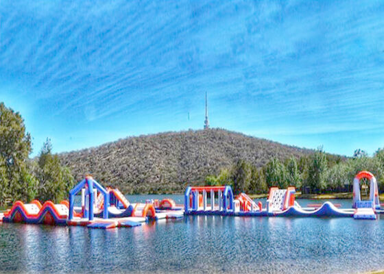 Göl Şişme Su Parkı Oyunları / Şişme Su Yüzen Oyun Alanı