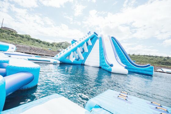 Otel Havuzu için 0.9mm PVC Tente Şişme Yüzer Su Parkı Oyunları