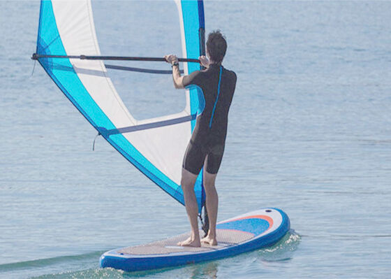 Su Sporları PVC Şişme SUP Board Ayakta Kürek Kurulu Rüzgar Sörfü