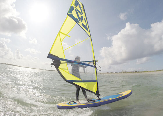Sert Stand Up Paddle Board Katlanabilir Şişme Rüzgar Sörfü Tahtası