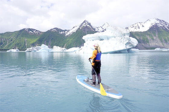 Ticari Soğuk Kar Sup Şişme SUP Board Kayak Özel Yapılmış