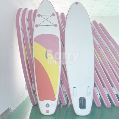 EN71 Pembe Süper Büyük Şişme Sup Paddle Board