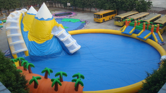 Havuz Kuyu Kuyruklu UV Dayanımı PVC Tente Şişme Su Parkı