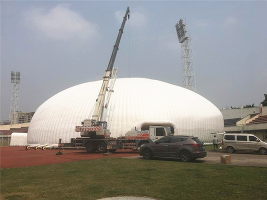 Afet Yardımı için OEM Dev PVC Dome Şişme Çadır 10m Çap