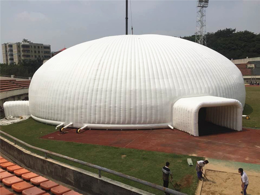 Afet Yardımı için OEM Dev PVC Dome Şişme Çadır 10m Çap