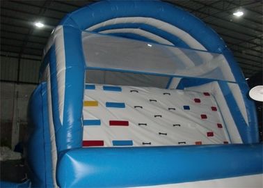 Havuz EN14960 ile 0.55mm PVC Mavi Mini Çocuk Ticari Şişme Slide